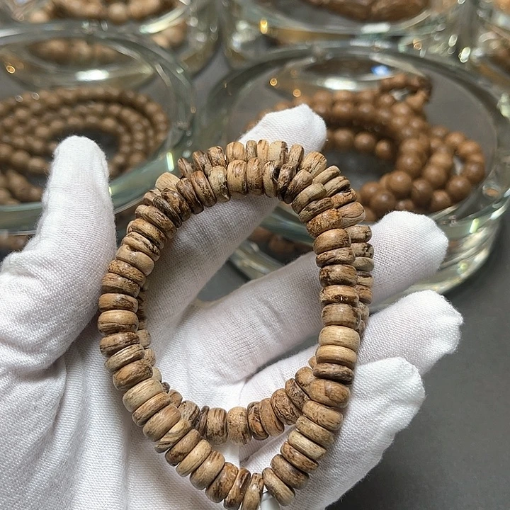 沉香手串达拉干虎斑8mm多9分沉