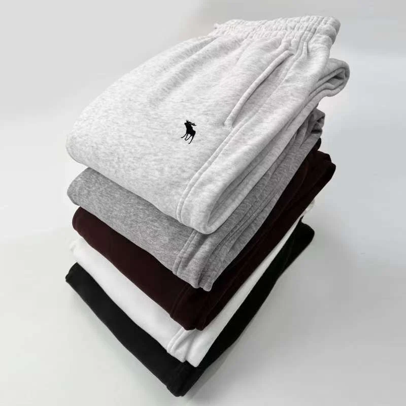 【不加绒直筒】新款加厚时尚百搭女款束脚卫裤长裤运动休闲裤