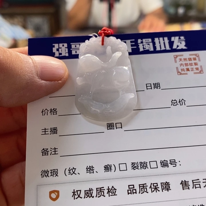 翡翠未镶嵌颈饰沐***享