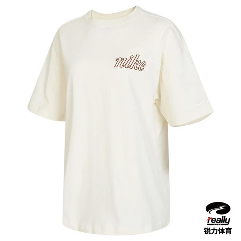 【流光风】Nike耐克女款雅丹风BEAR运动休闲短袖T恤FQ6010-110