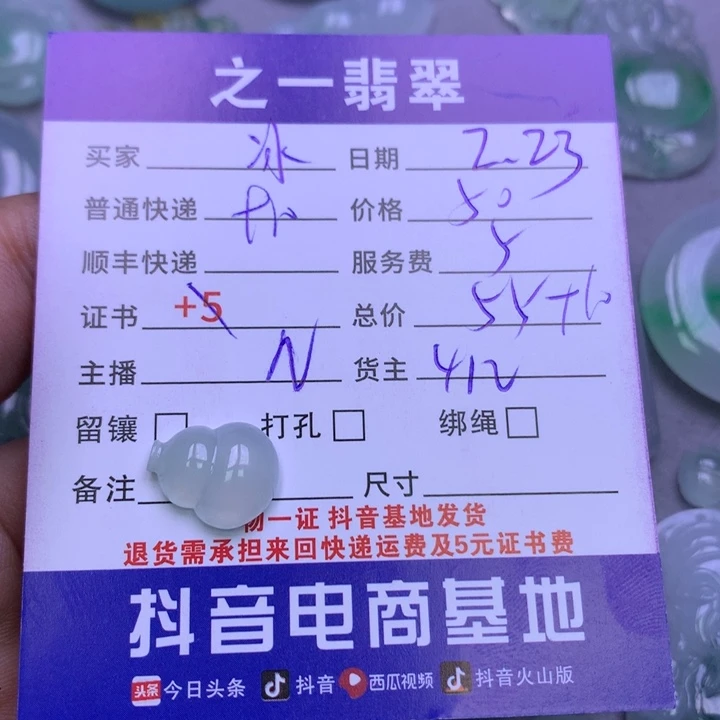 翡翠颈饰未镶嵌冰**枝