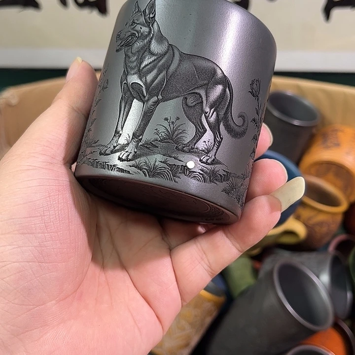 茶杯紫砂全手工紫砂主人杯