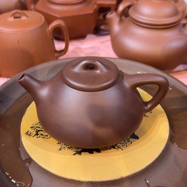紫砂茶壶紫泥小子冶120cc