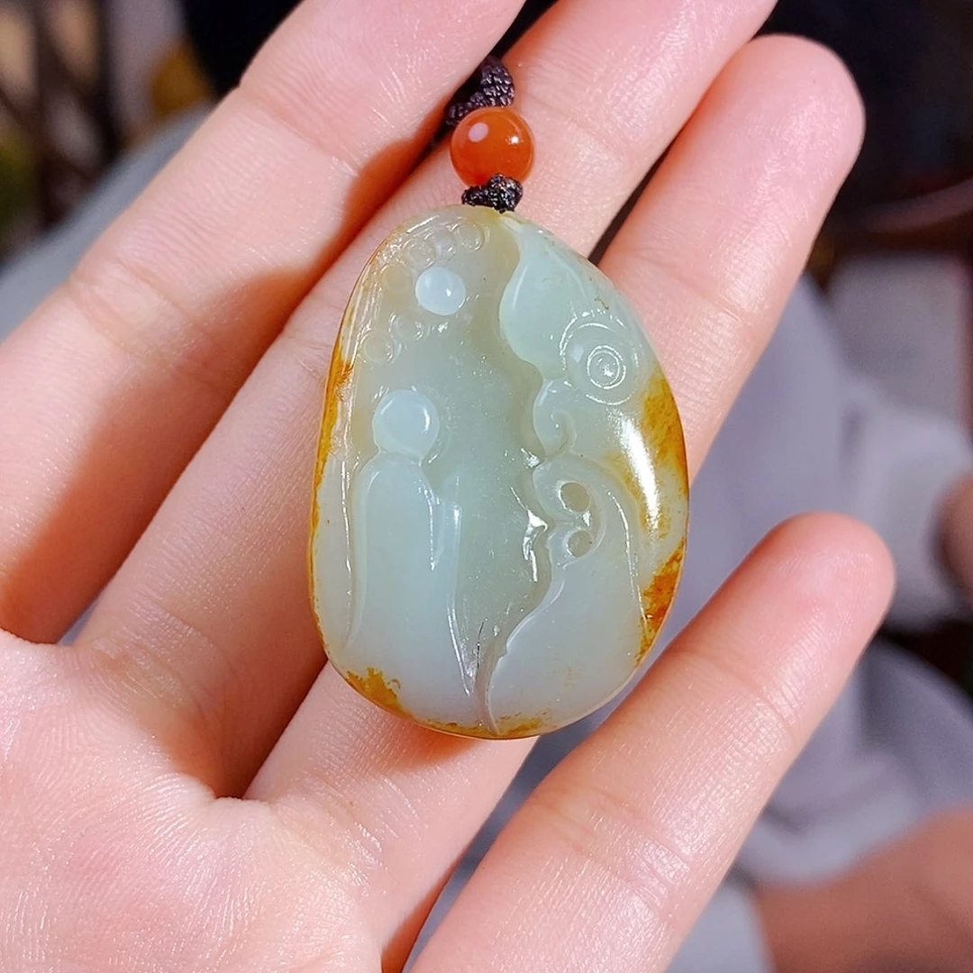和田玉颈饰未镶嵌