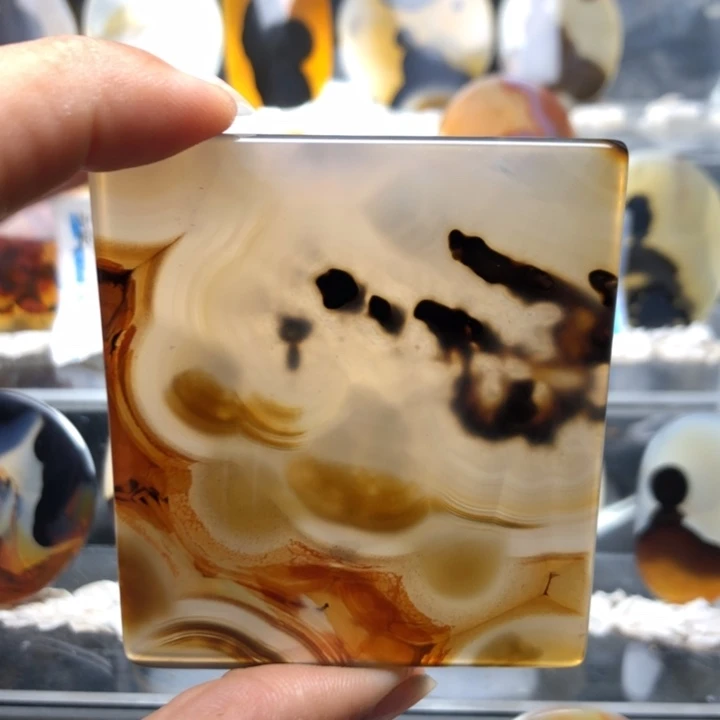 合金玛瑙/玉髓珠宝奇石172有瑕