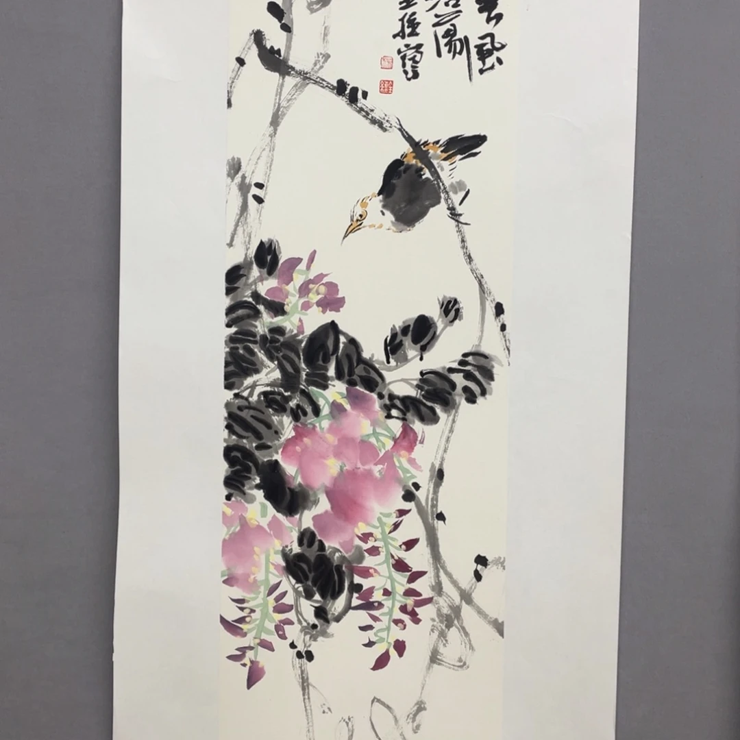 国画艺术家真人手绘