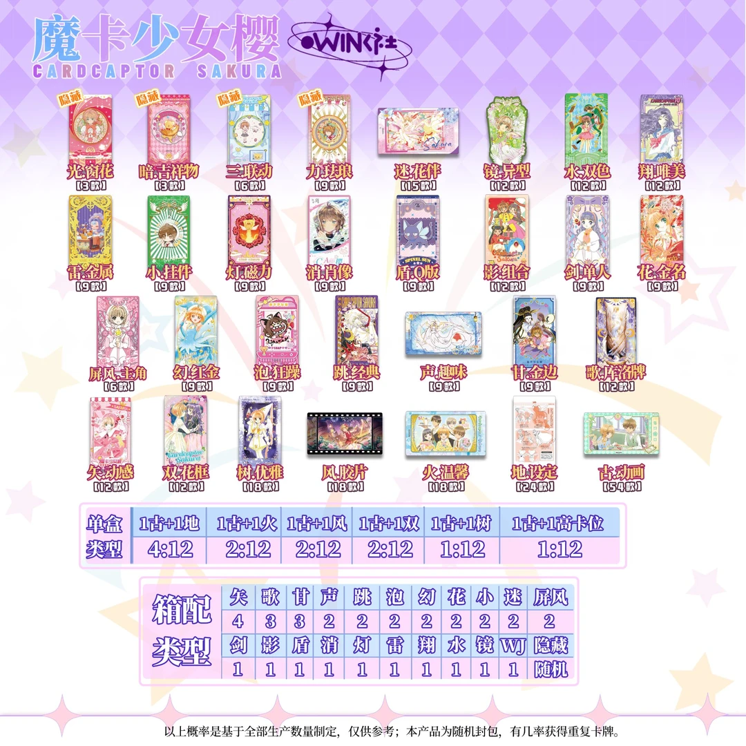 【拆盒】wink社魔卡少女樱第三弹二创收藏卡牌