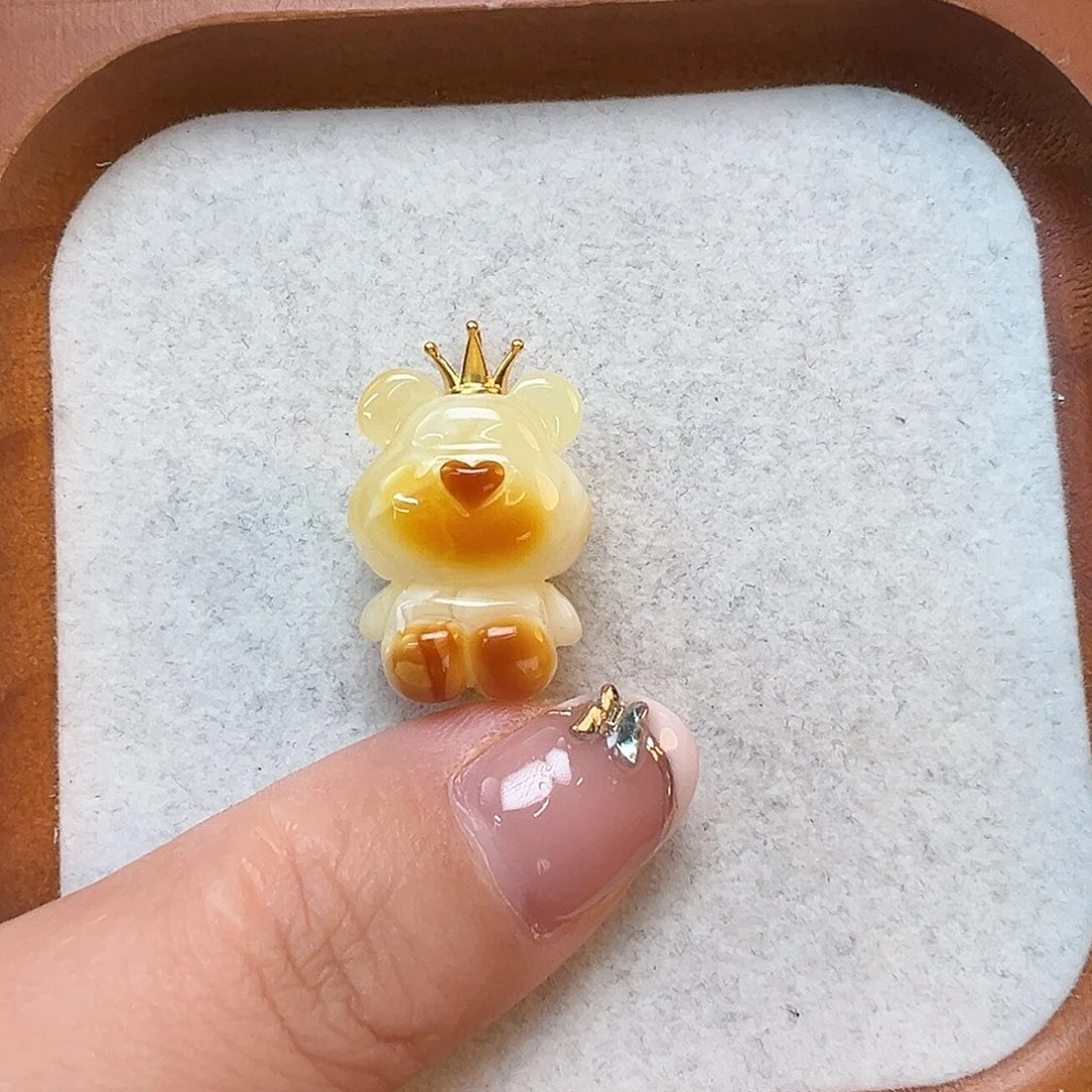 未镶嵌琥珀珠宝奇石迪***曼