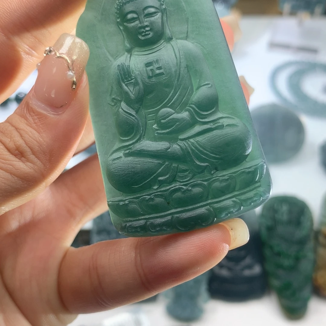 定制翡翠未镶嵌毛货不退不换
