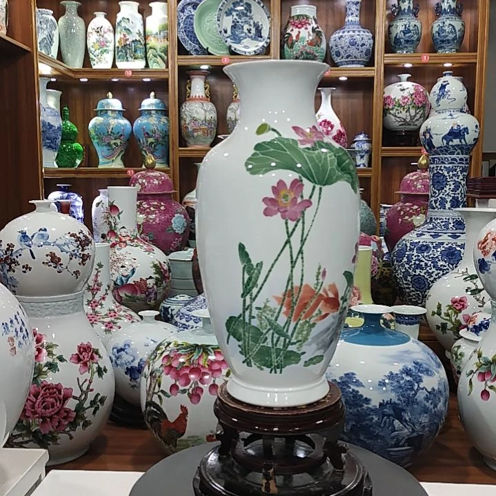 瓷片景德镇陶瓷花瓶