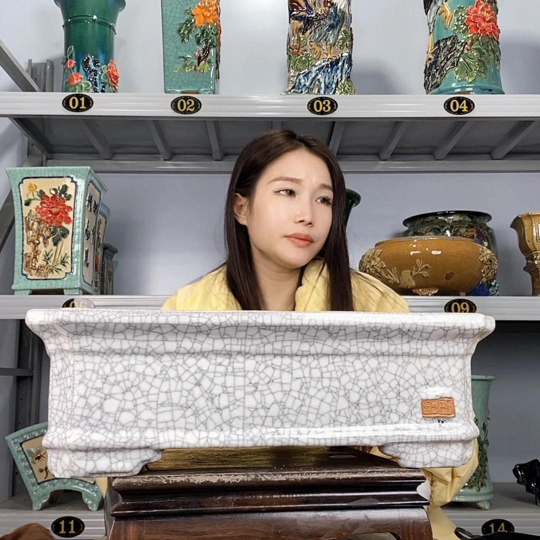 红陶福*石湾盆石湾盆