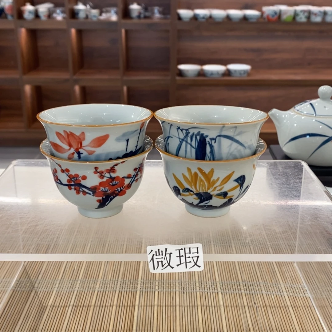 釉下彩手工绘制手工绘制