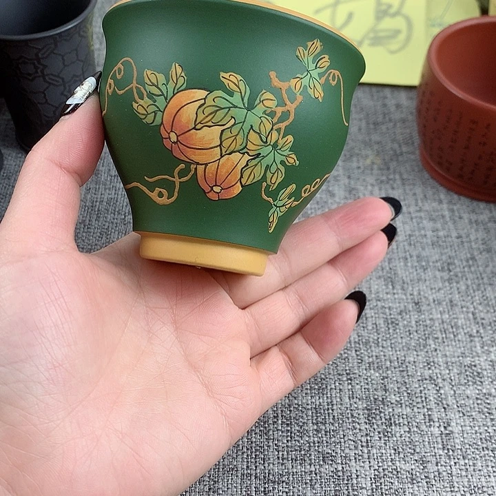 紫砂茶杯高端主人杯