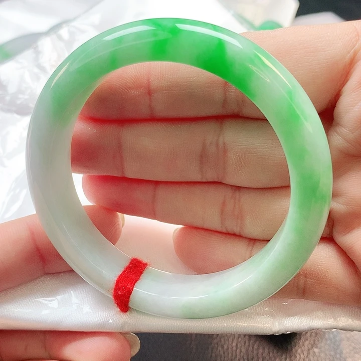 翡翠手镯未镶嵌雨*正圈2593