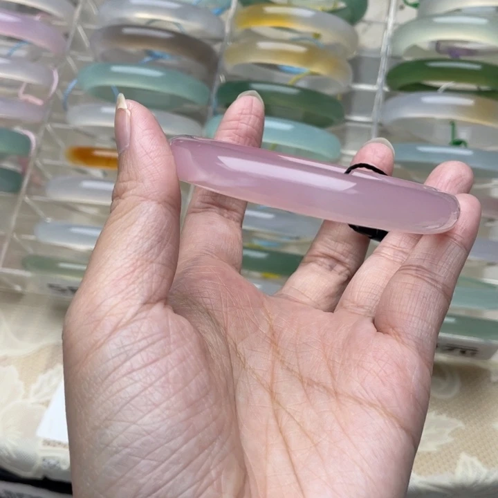玛瑙/玉髓合金手镯60圈口