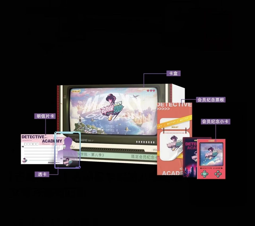 （平拆）《名侦探学院8》限定纪念卡 收藏卡牌 盲盒代拆