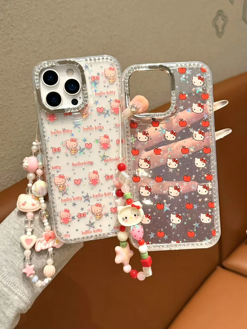 【自带相机保护按键】可爱KT适用苹果16/15/14/13防摔手机壳