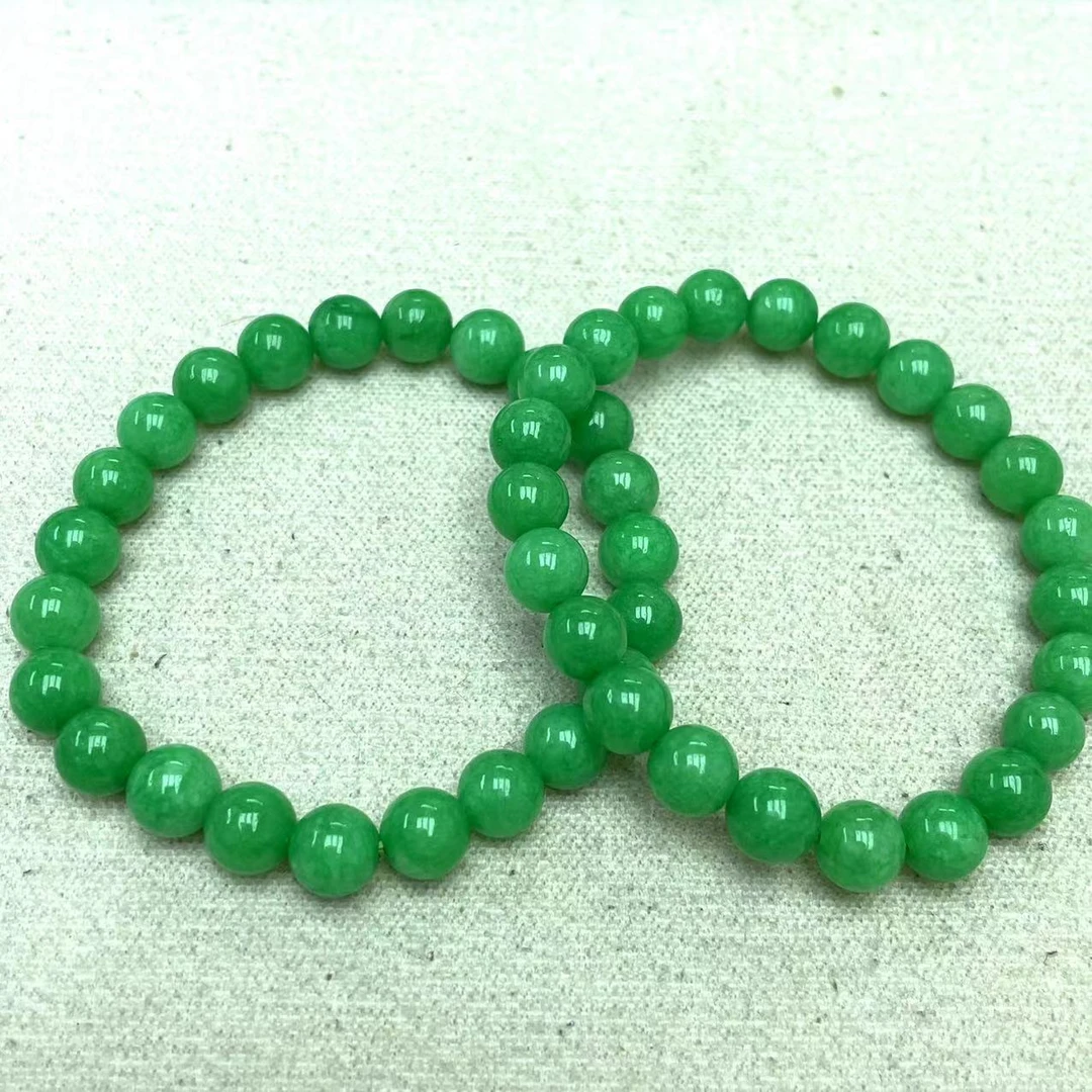 [大芃珠宝】翡翠8mm手串LY118