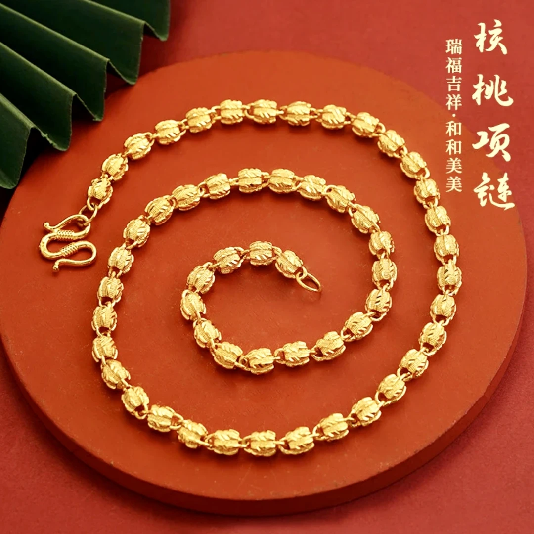 【核桃项链】百搭时尚复古寓意经典轻奢