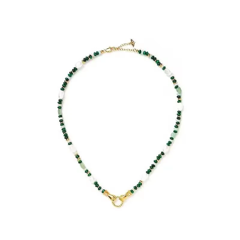 铜合金项链 《货号7671》玫瑰同款执子之手项链（链长：40+5cm）