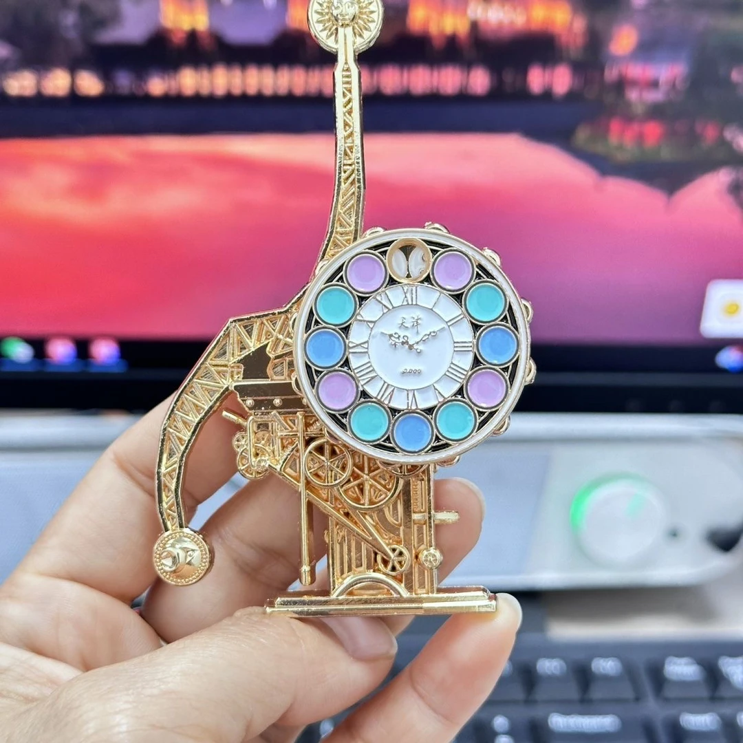 天津世纪钟金属可动磁吸冰箱贴精美旅游纪念品