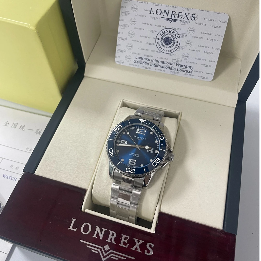 LONREXS/康卡斯/表径41mm男士经典全自动腕表