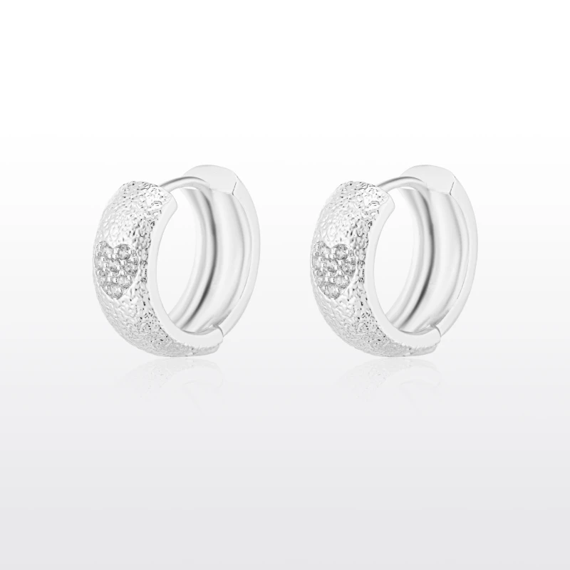 铜合金耳饰 气质轻奢时尚气质时尚几何小圈耳环79A2