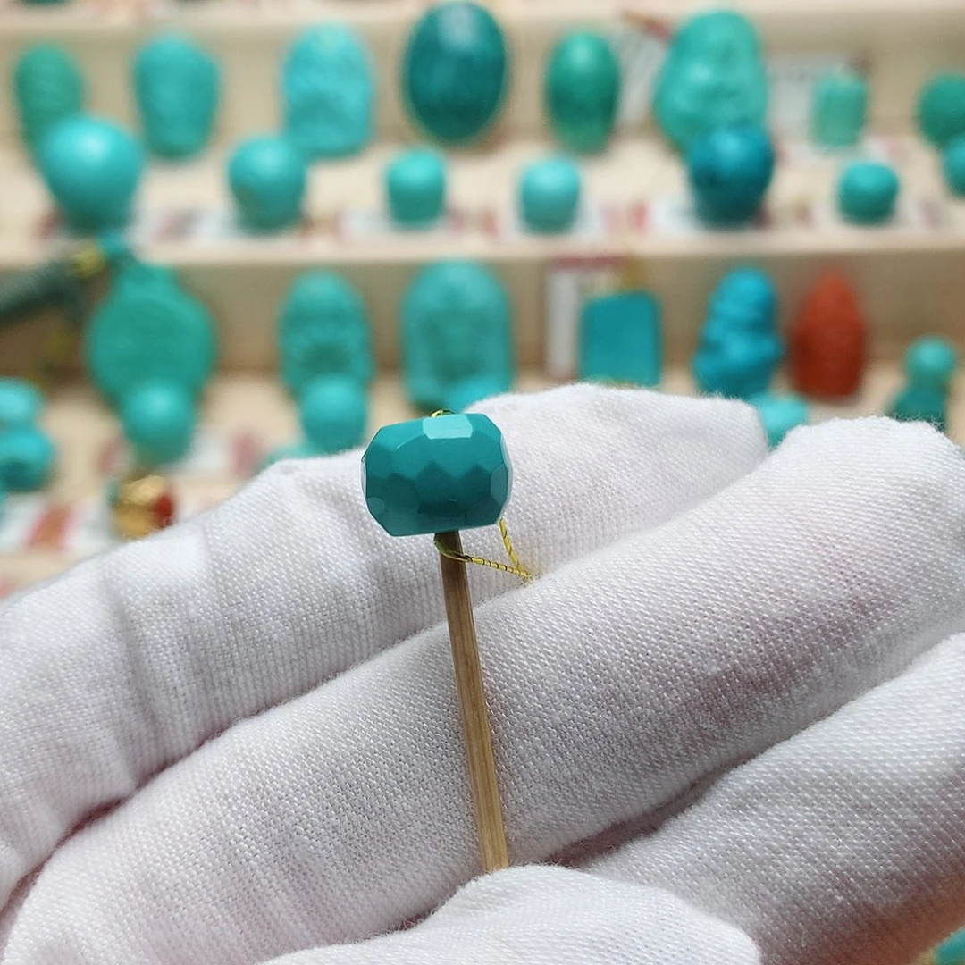 绿松石珠宝半成品未镶嵌