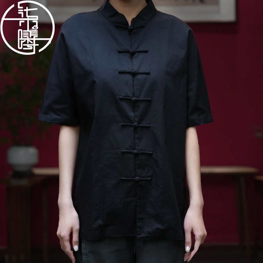 Sevensee/柒曦华服中国风中式唐装盘扣男装