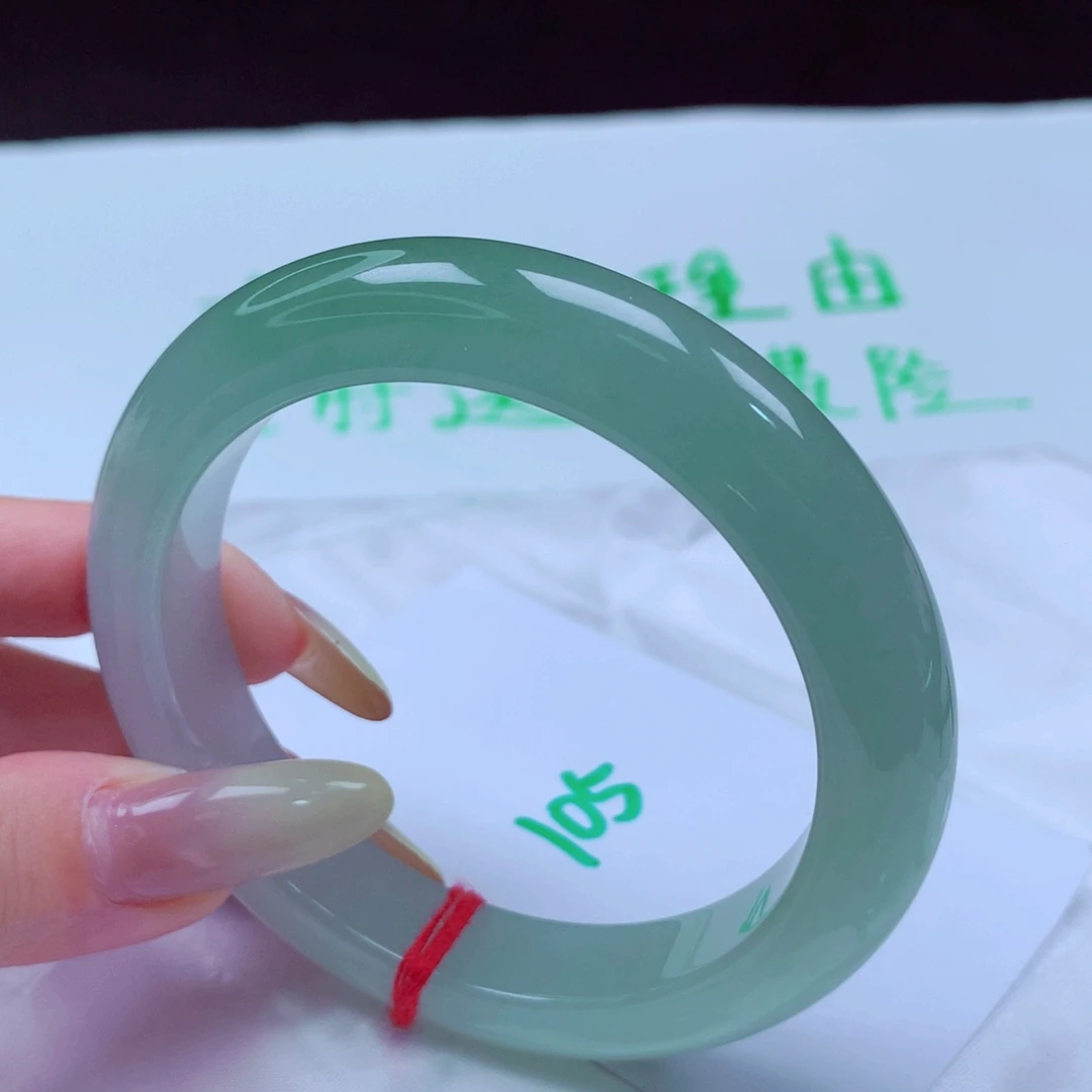 未镶嵌手镯翡翠天然缅甸翡翠A货手镯 105号