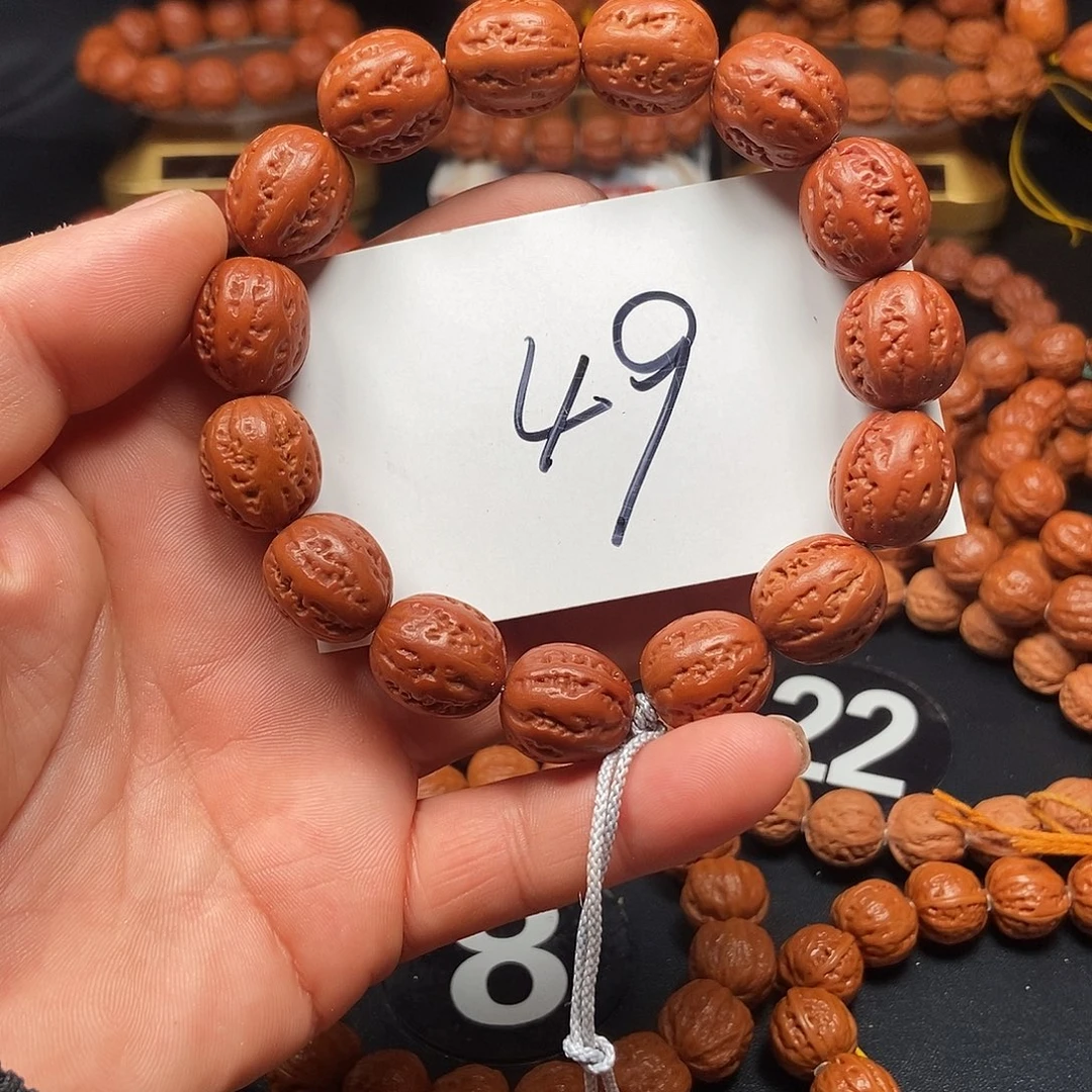 文玩核桃手串西瓜纹16