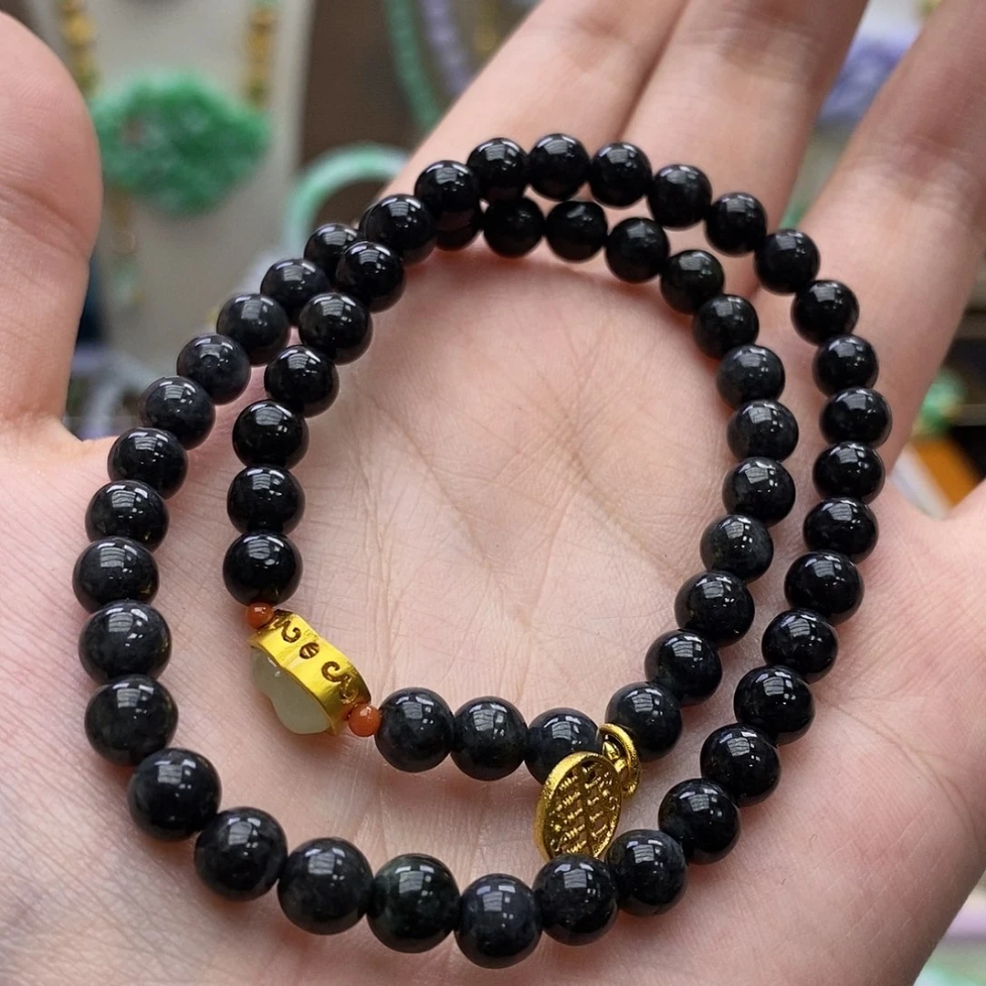 颈饰未镶嵌翡翠手链