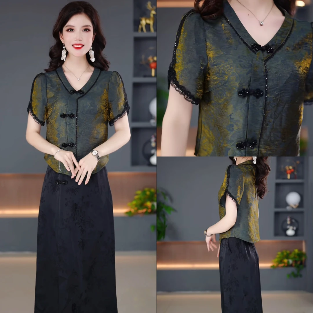 夏季新款连衣裙2025新款显瘦修身收腰韩版气质遮肚裙子YX25K1369