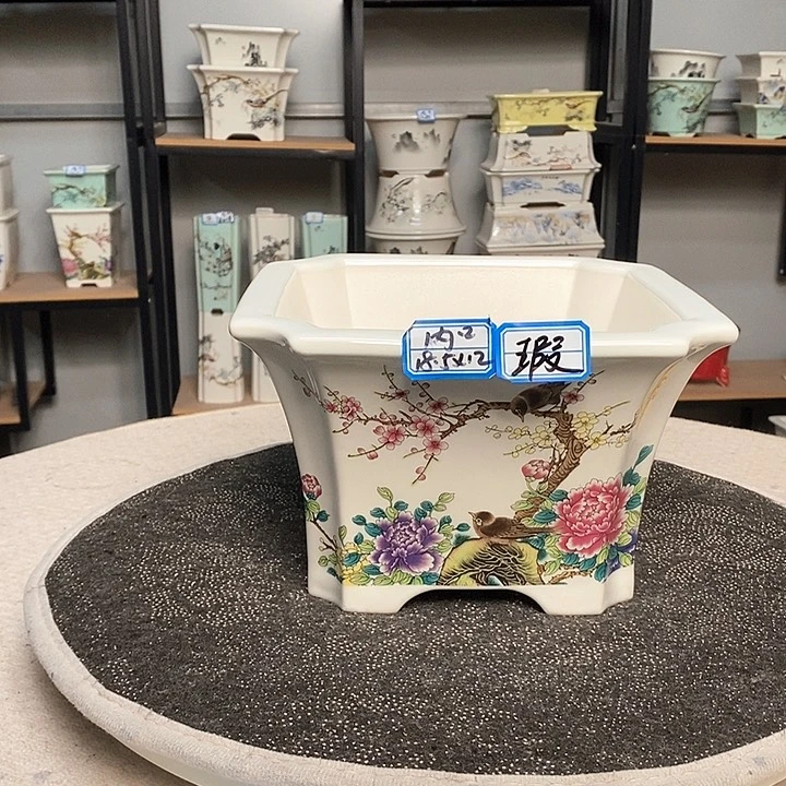 紫砂的花盆很漂亮19