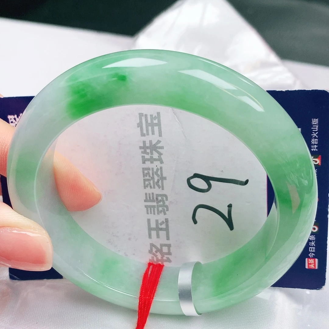 翡翠未镶嵌手镯缅甸天然a货翡翠手镯