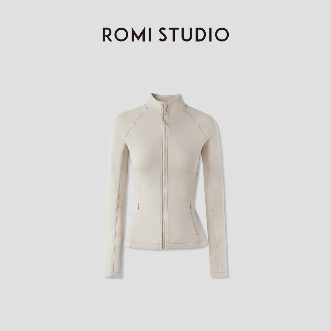 ROMI STUDIO“都市自然”轻盈透气高弹插肩收腰运动卫衣 RWCSWG2709