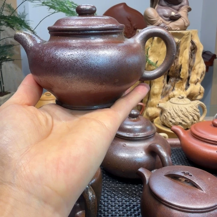 茶壶紫砂底槽清柴烧掇只190cc特价