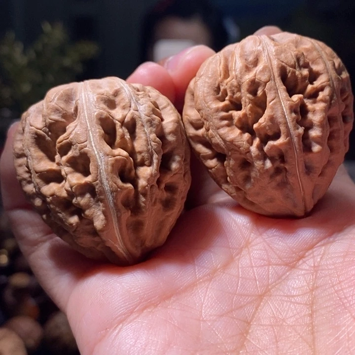 文玩核桃把件东北楸子小路 554