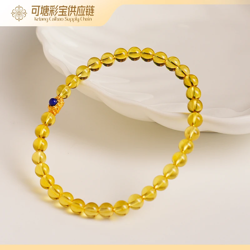 墨西哥蓝珀DIY手链/DIY05M11S-SJ/多样性发一件