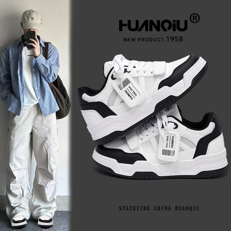 环球复古隐形增高板鞋男款2025新款夏季厚底潮流休闲小众设计潮鞋