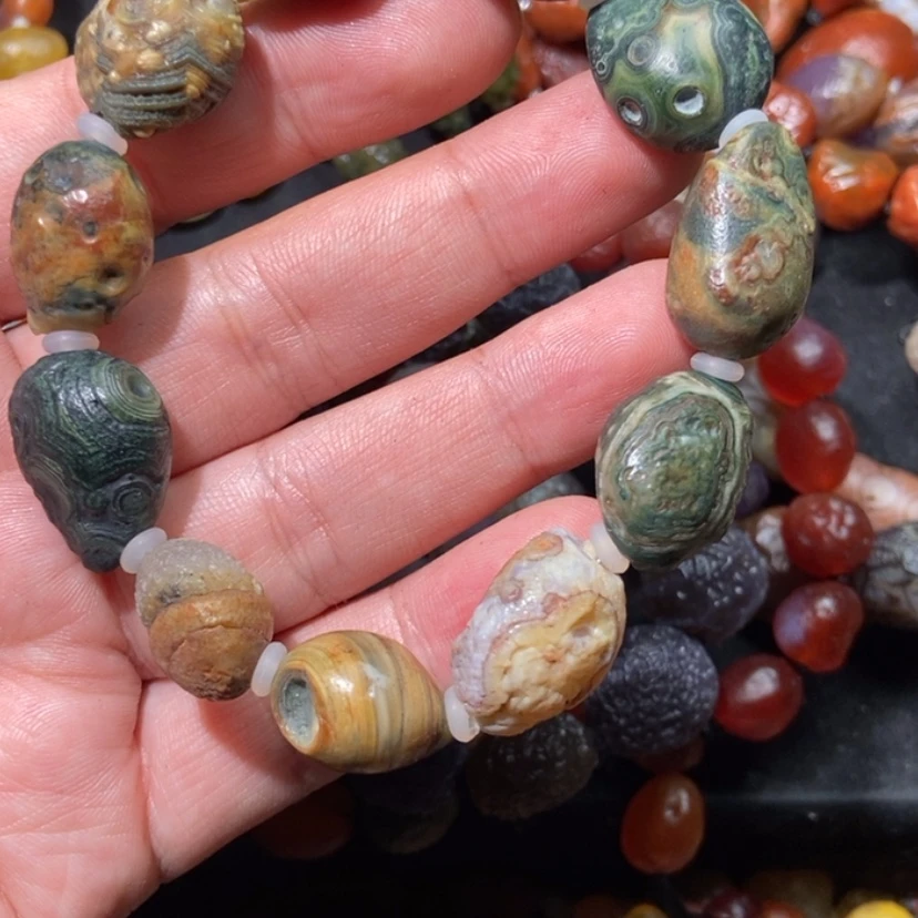 【闪购商品】玛瑙/玉髓项圈合金李*追
