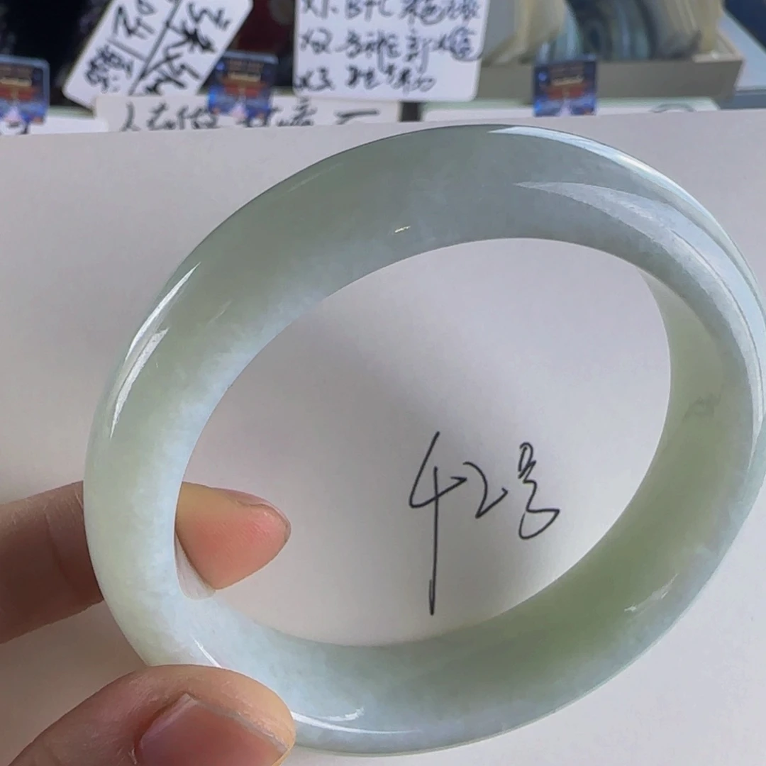 翡翠手镯未镶嵌老坑58