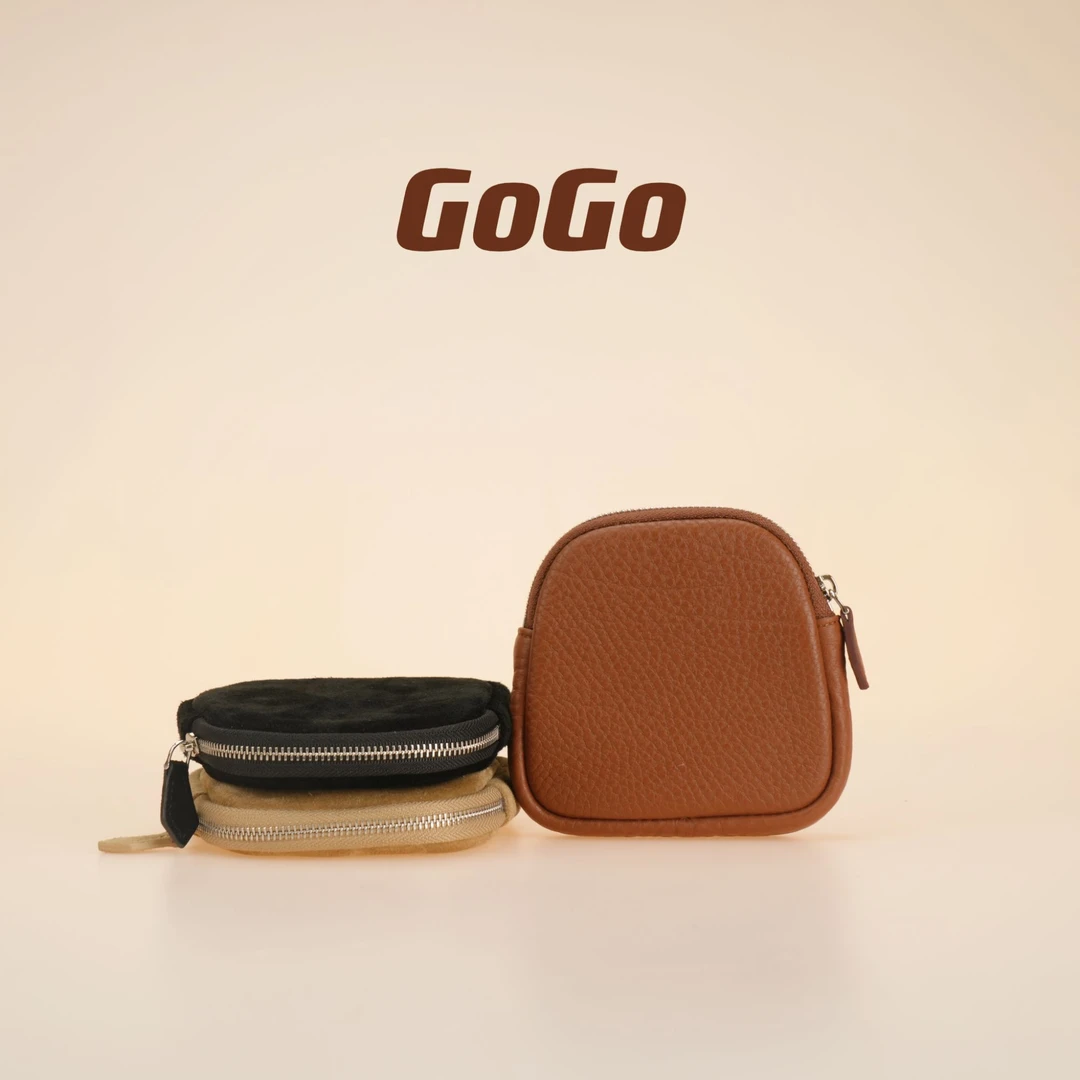 【GoGo】TR-零钱包 牛皮半圆小卡包