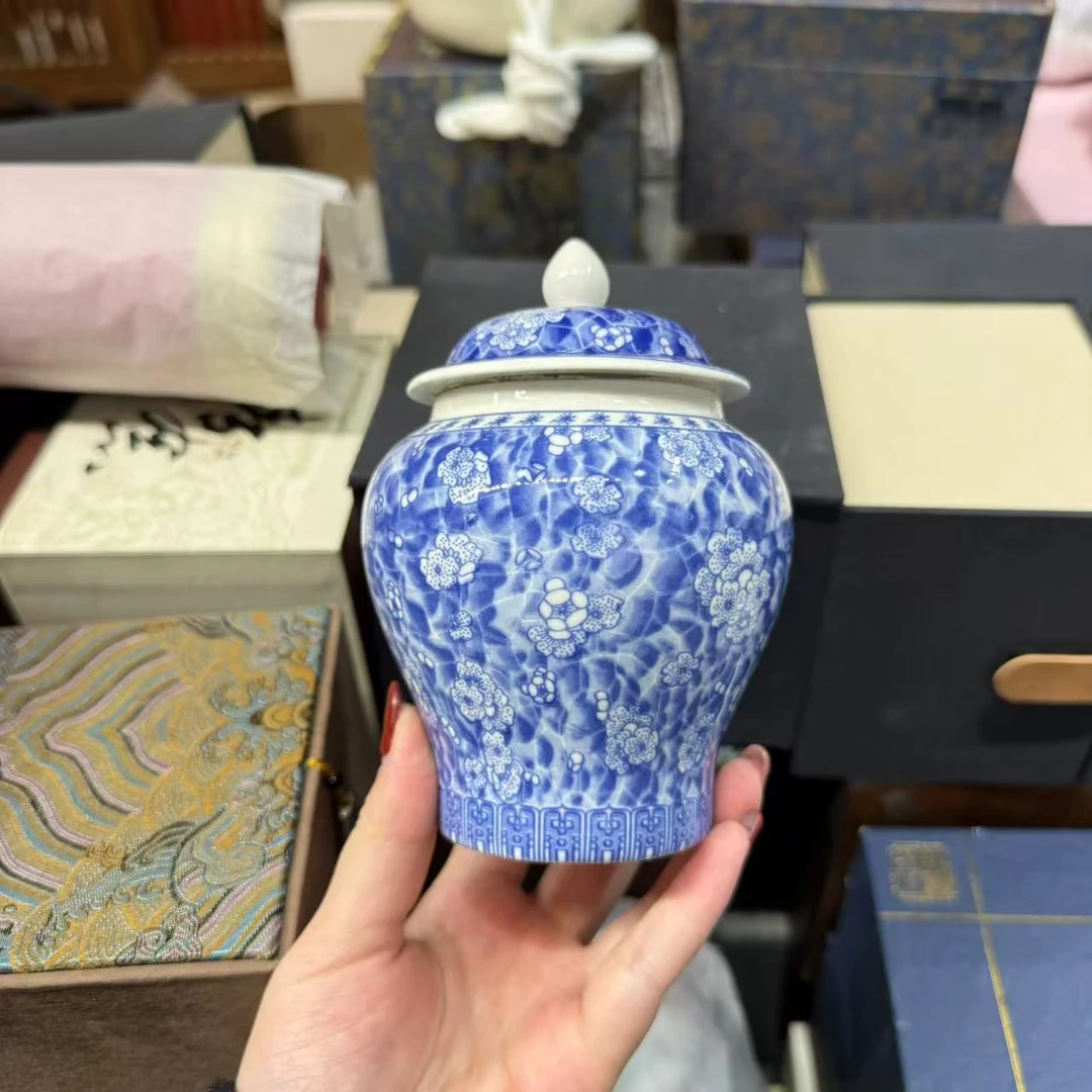 青花小茶叶罐 4720