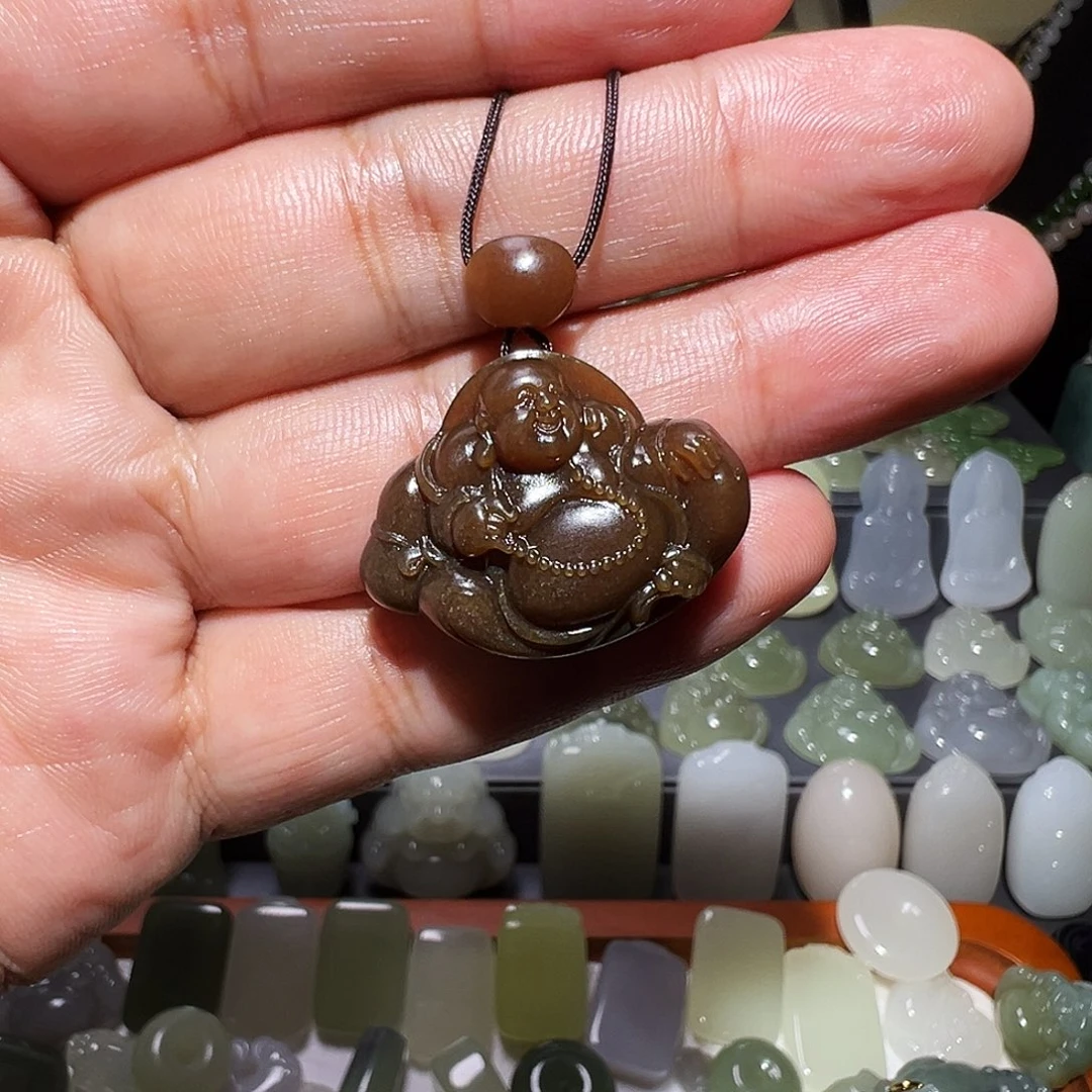 和田玉（糖玉）未镶嵌颈饰