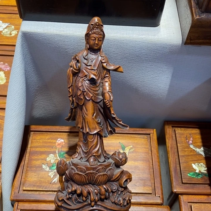 摆***人木黄杨木观音木木木
