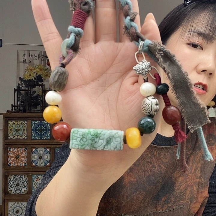 翡翠项链未镶嵌蟒*项链