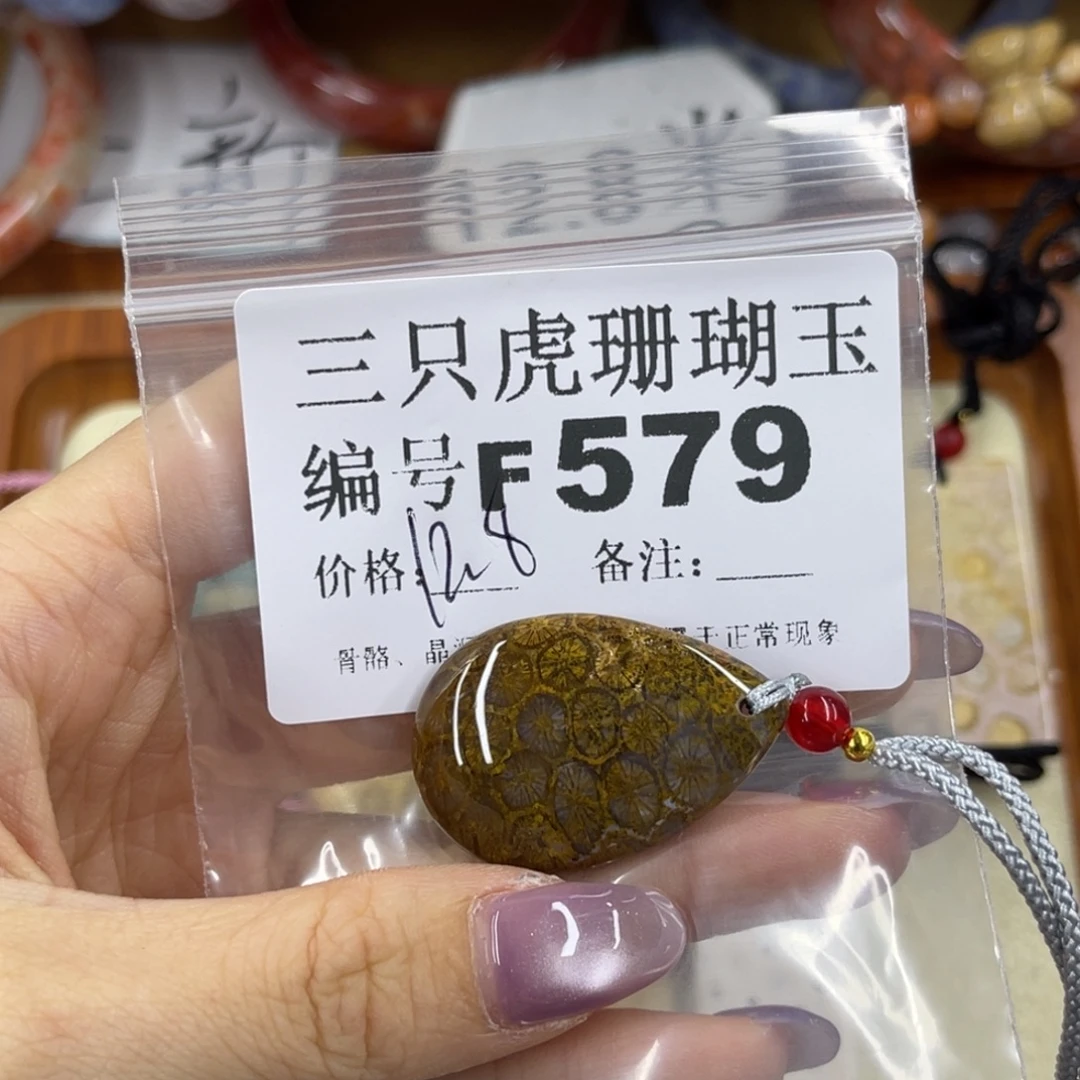 夏***8未镶嵌h硅化珊瑚（珊瑚玉）