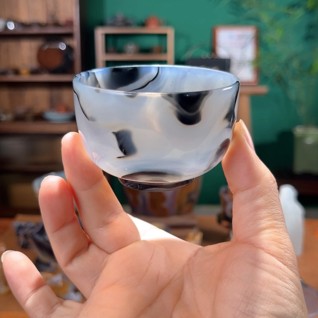 玛瑙/玉髓茶器未镶嵌雄***0