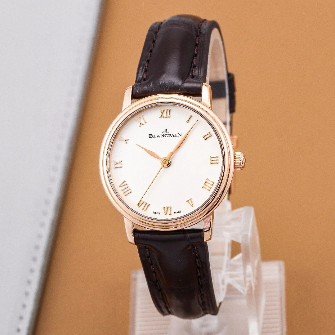 99新 Blancpain 经典系列 6104-3642-55A 机械女表 29mm